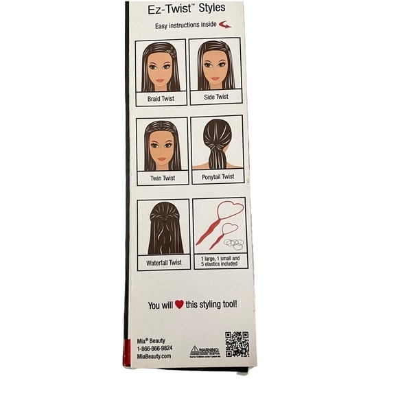 Mia EZ-Twist 7 piece Hair Twisting Styling Tool - Picture 3 of 4